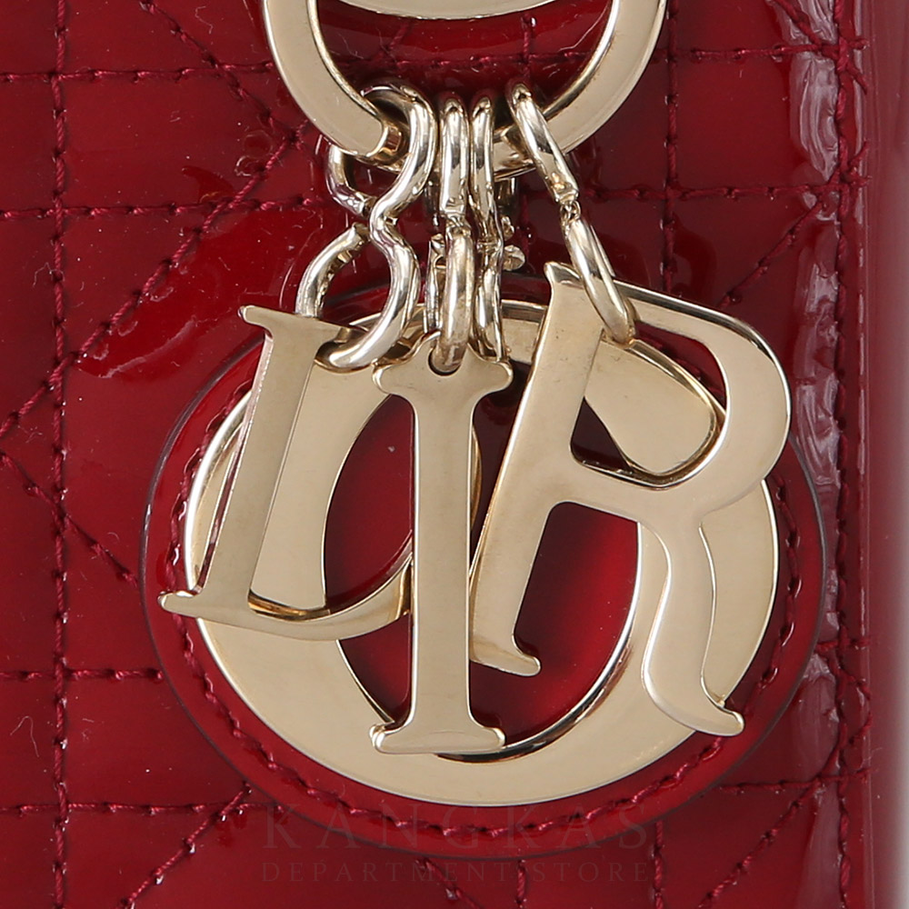 CHRISTIAN DIOR(USED)크리스찬디올 레이디디올 페이던트 미니 백